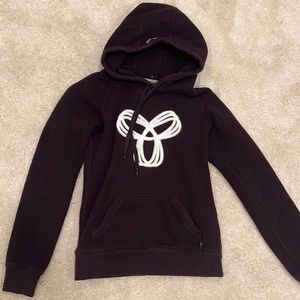 Aritzia TNA Hoodie in Burgundy, size XXS